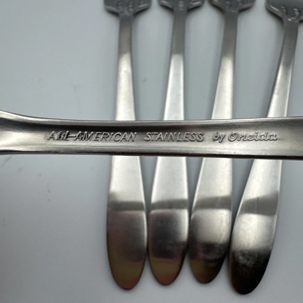 Oneida All American Stainless Glen Cove 5 Dinner Forks